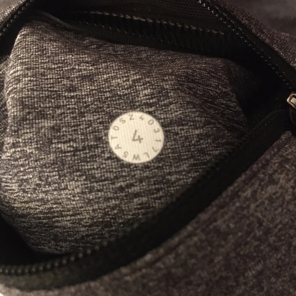 Lululemon Women’s Speed Up Tight Leggings 28” Size 4 In Heathered Black W5AT0S - Picture 8 of 8